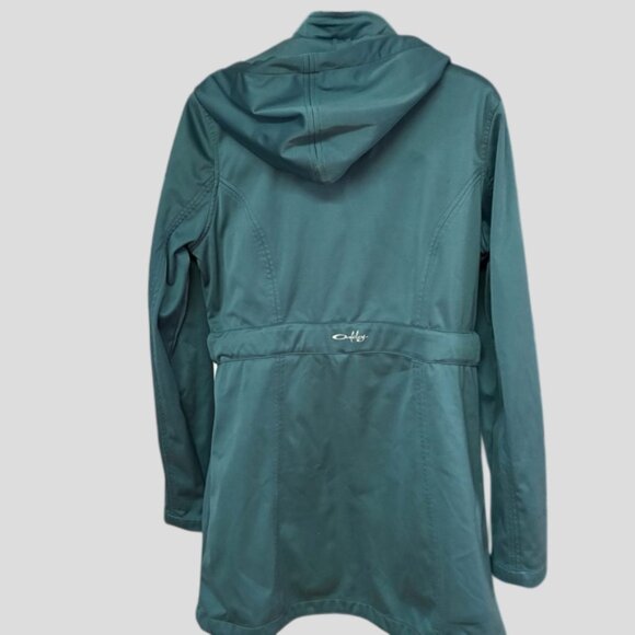 Ogio Teal Soft Shell Long Hooded Jacket - Picture 4 of 16